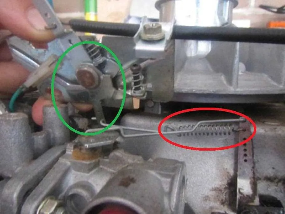 throttle linkage tecumseh throttle spring diagram