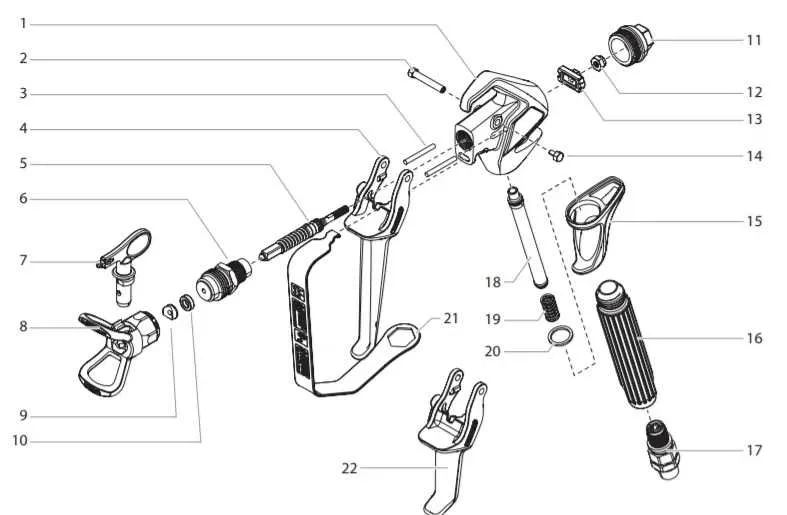 wagner pro 130 parts diagram