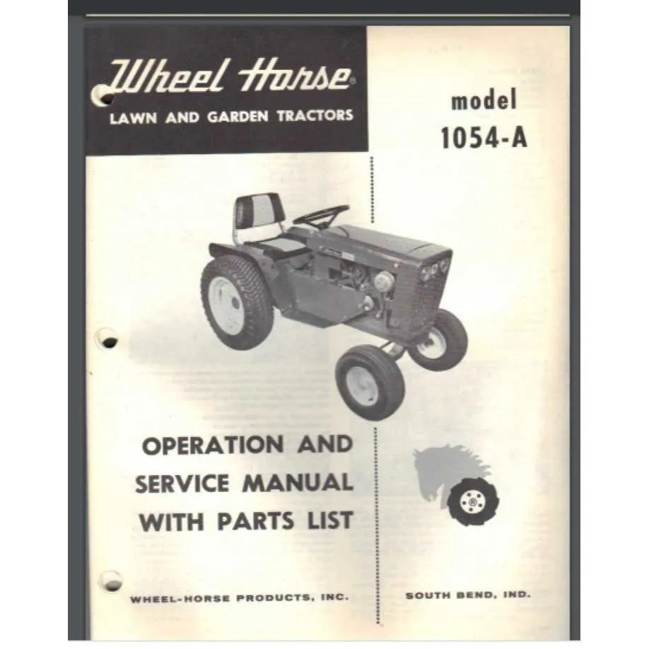 wheel horse parts diagram