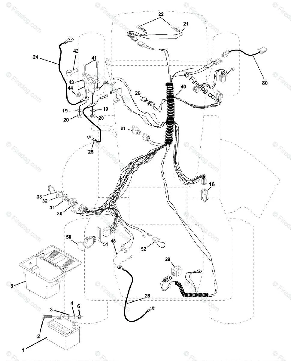 wiring diagram for a craftsman riding mower