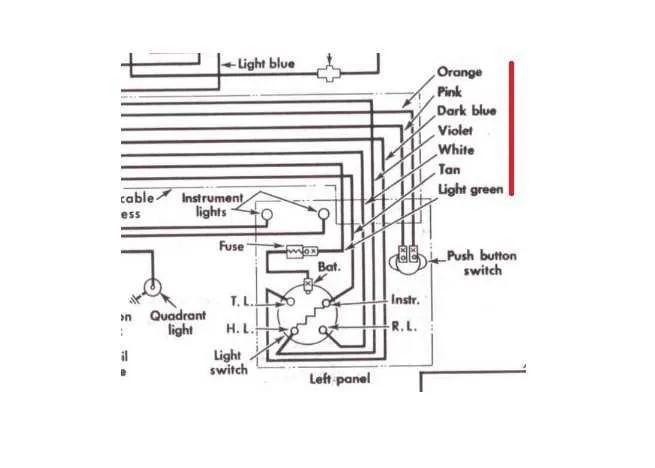 wiring diagram for headlight switch