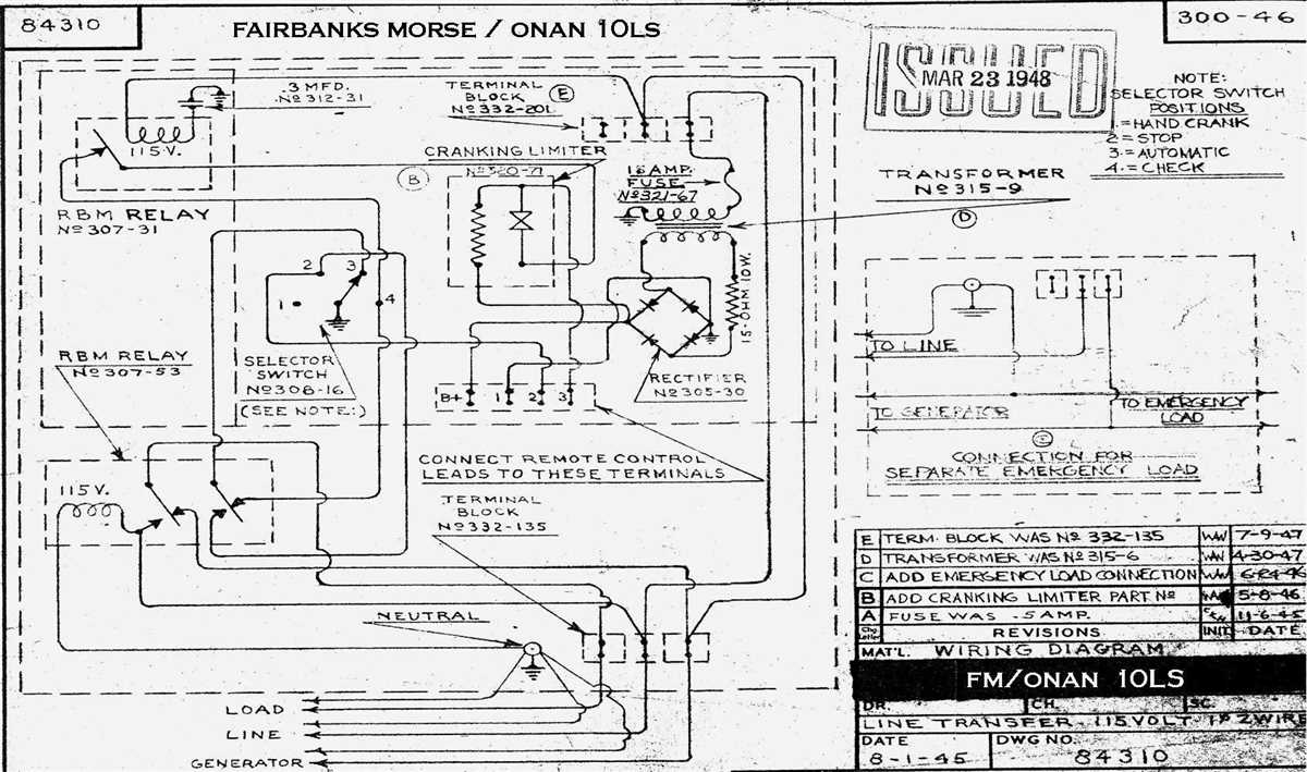 Determining the Correct Wiring Diagram for Your Onan Emerald Plus Generator