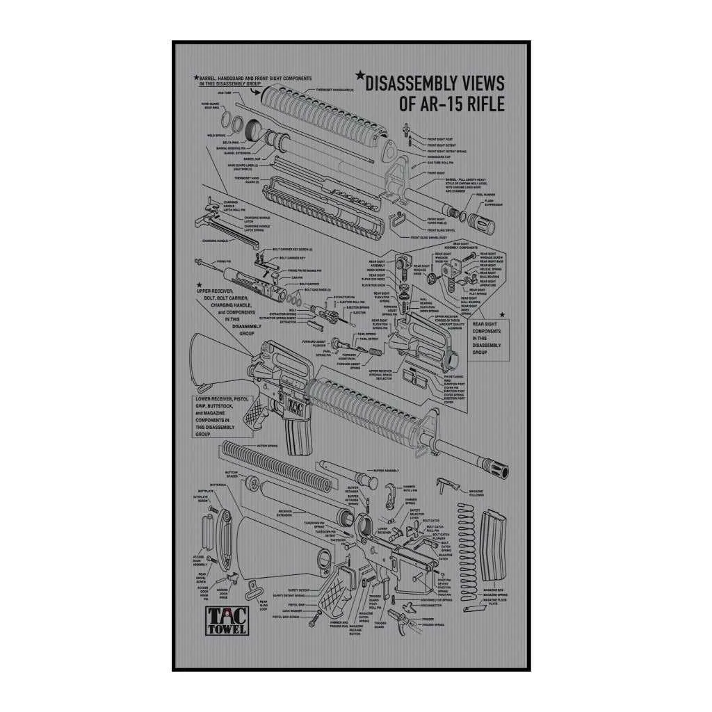 parts diagram of a ar 15