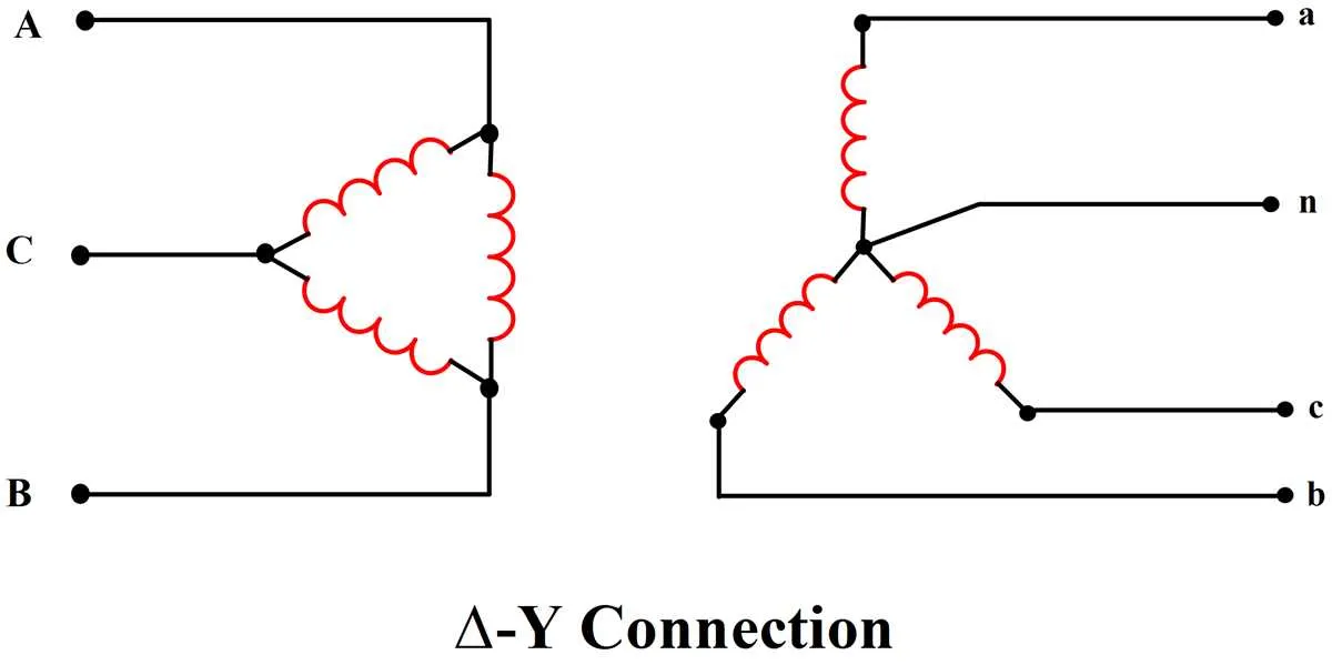 3 phase transformer wiring diagram