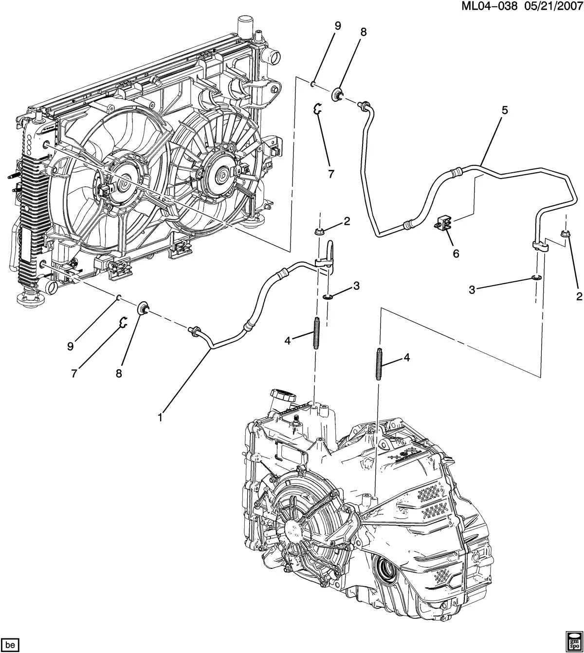 2012 gmc terrain 4cyl cooling system diagram coolant system