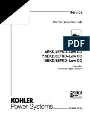 Kohler 5ekd parts diagram