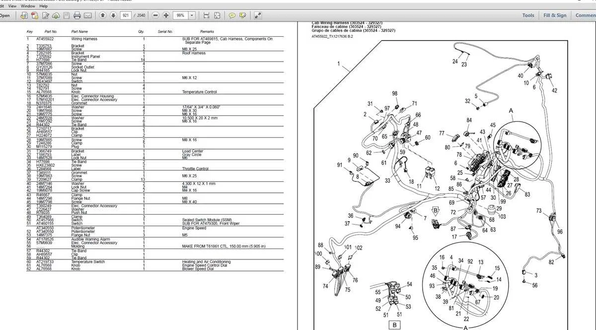 john deere 125 parts diagram