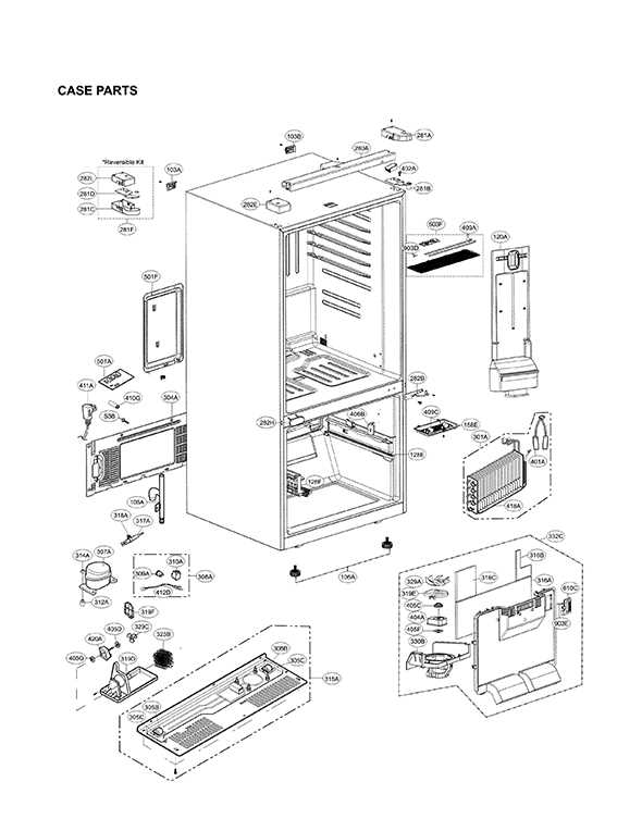 Kenmore 795 refrigerator parts diagram