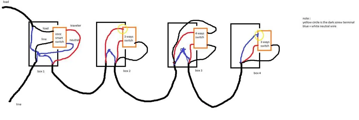 wiring diagram 5 way switch