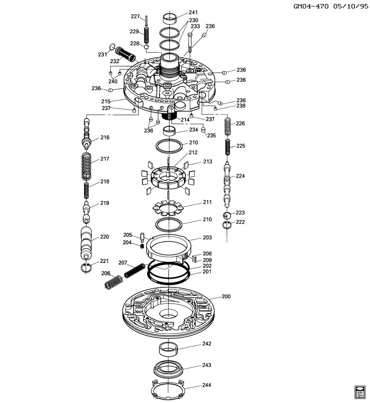 diagram of oil pump
