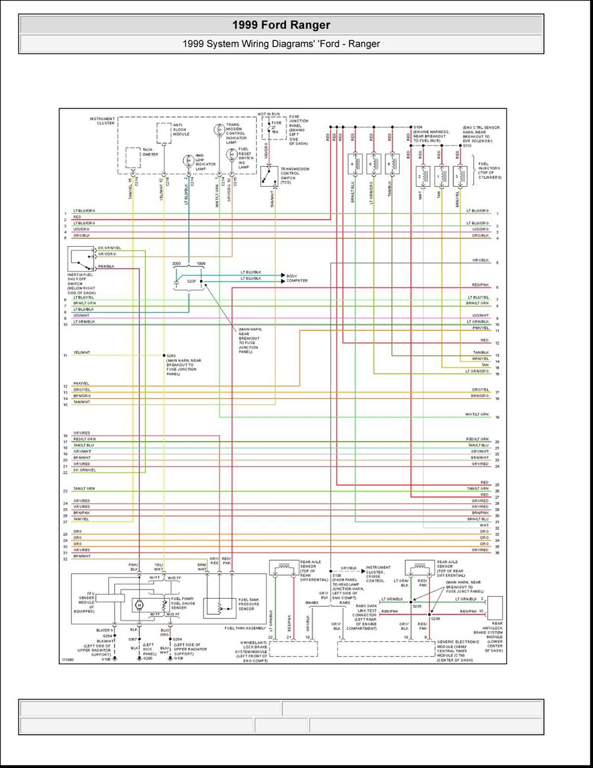 1993 ford ranger 4.0 wiring diagram