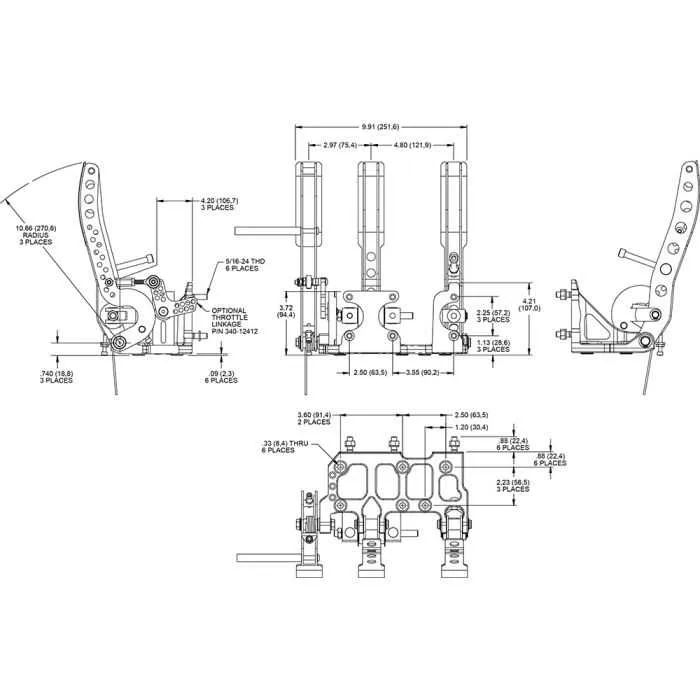 passenger side brake pedal installation diagram