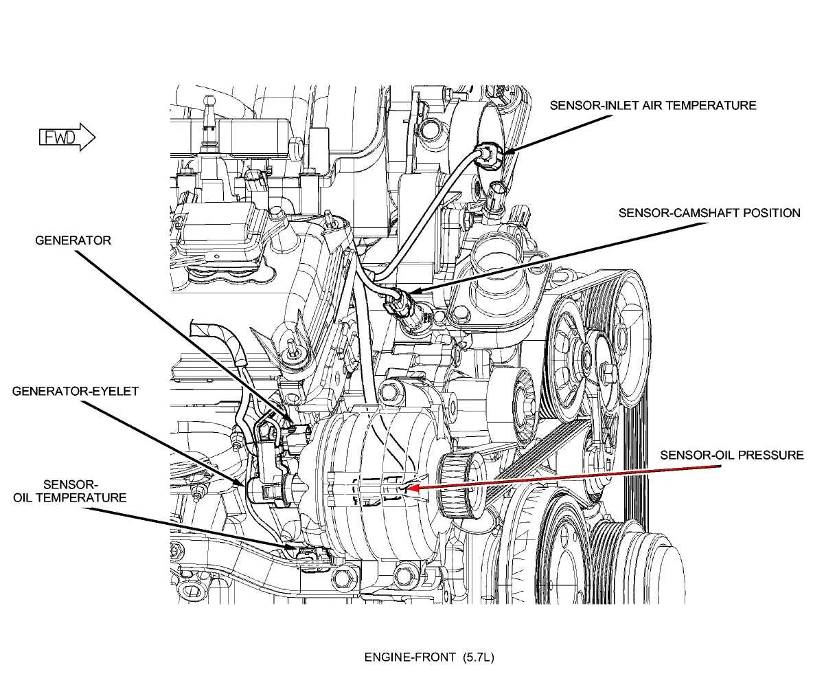 2005 chrysler 300c 5.7 belt diagram