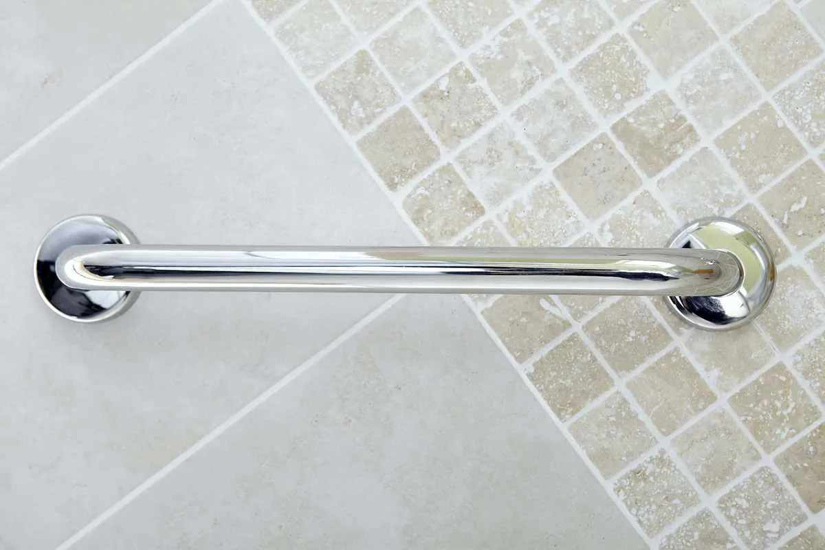 walk in shower shower grab bar placement diagram