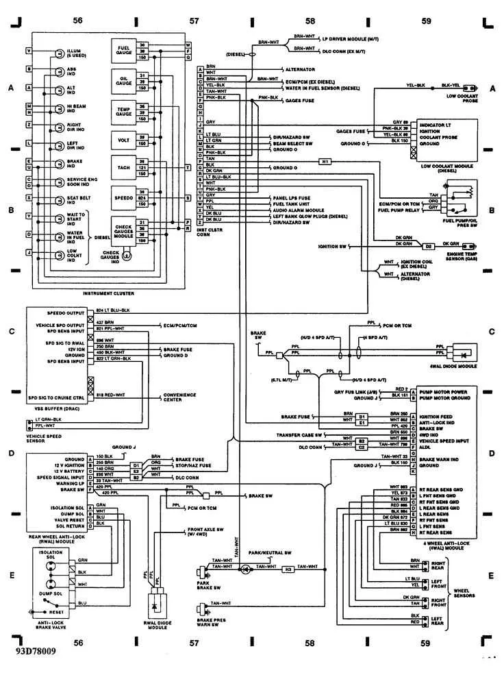 chevy 5.7 vortec engine diagram